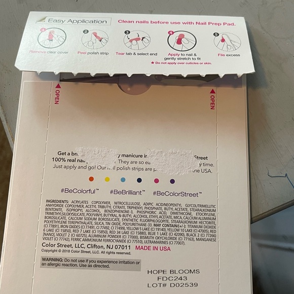 Hope blooms colorstreet nails - Picture 2 of 2